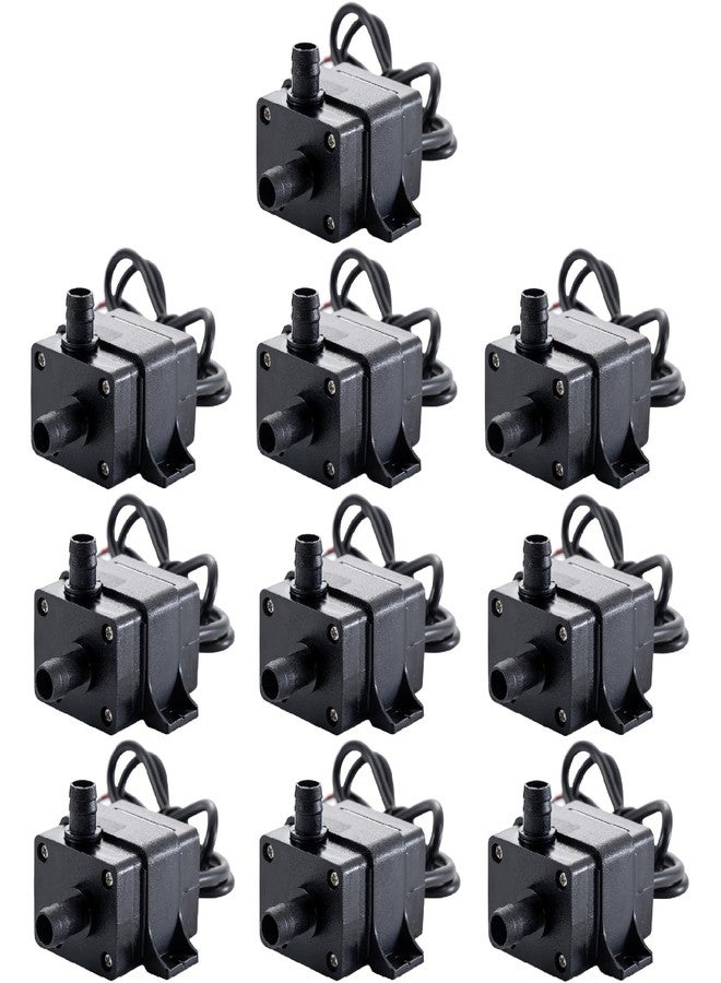 hiBCTR 10-Pack 12V Brushless Water Pump 240L/H 3M Lift, 4.2W Ultra-Quiet Submersible Pump for Aquariums/Fish Tanks/Swimming Pools (DC 12V, 240 Liters/Hour) - Image 1
